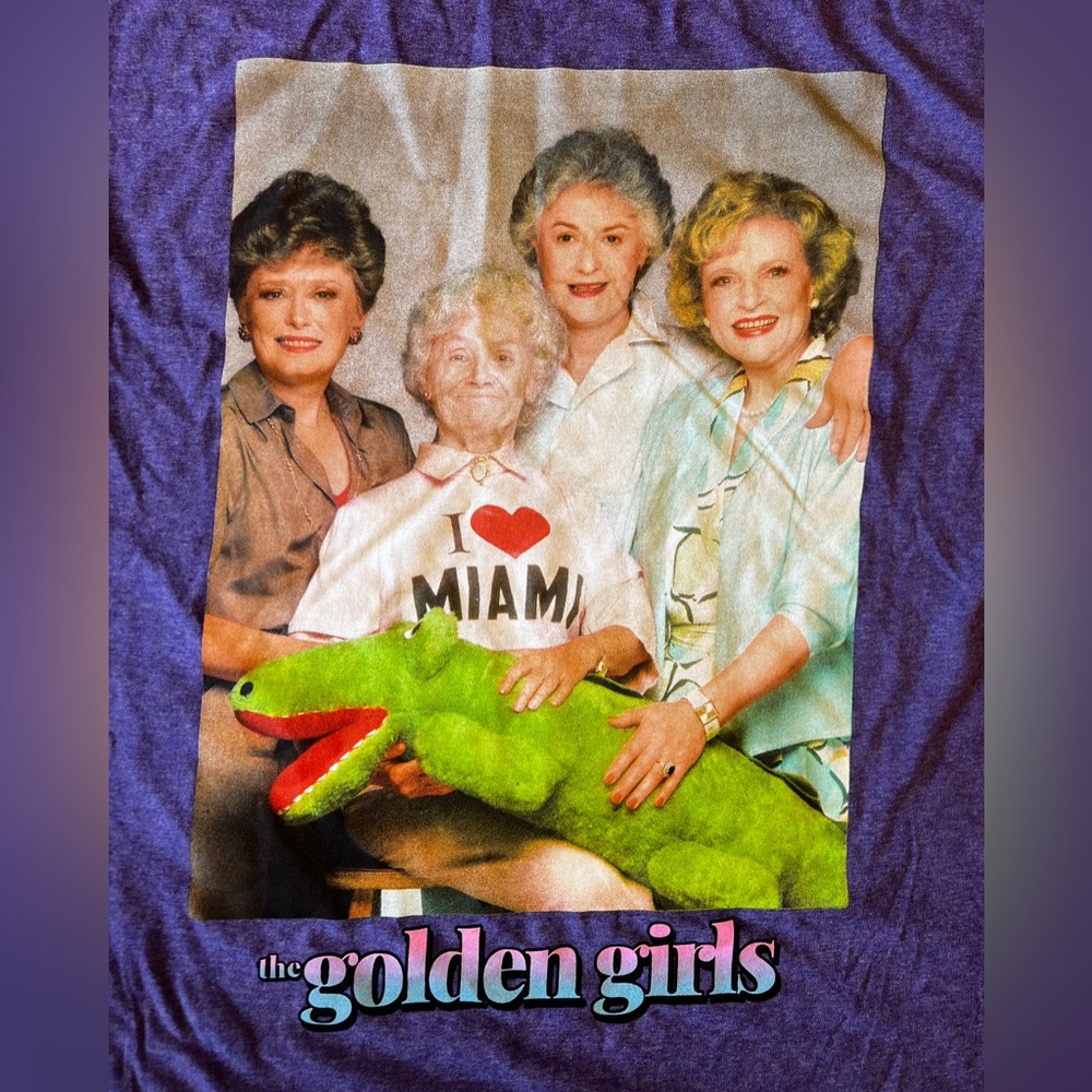 Golden girls purple cool shirt size medium